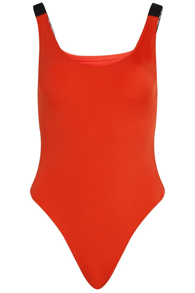 SCOOP BACK ONE PIECE KW0KW02859 FLAMING CHILI